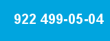 922 499-05-04